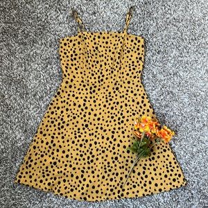 Designed leopard dress